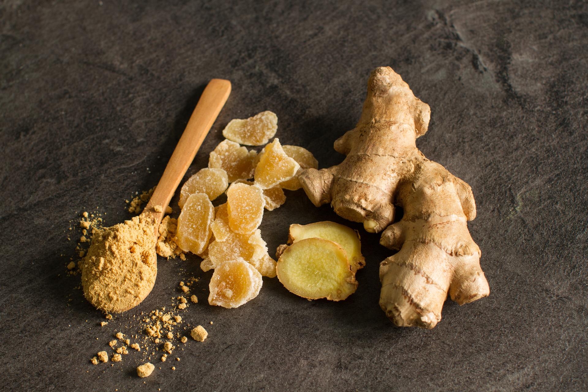 Ginger herbs and spices for weight loss