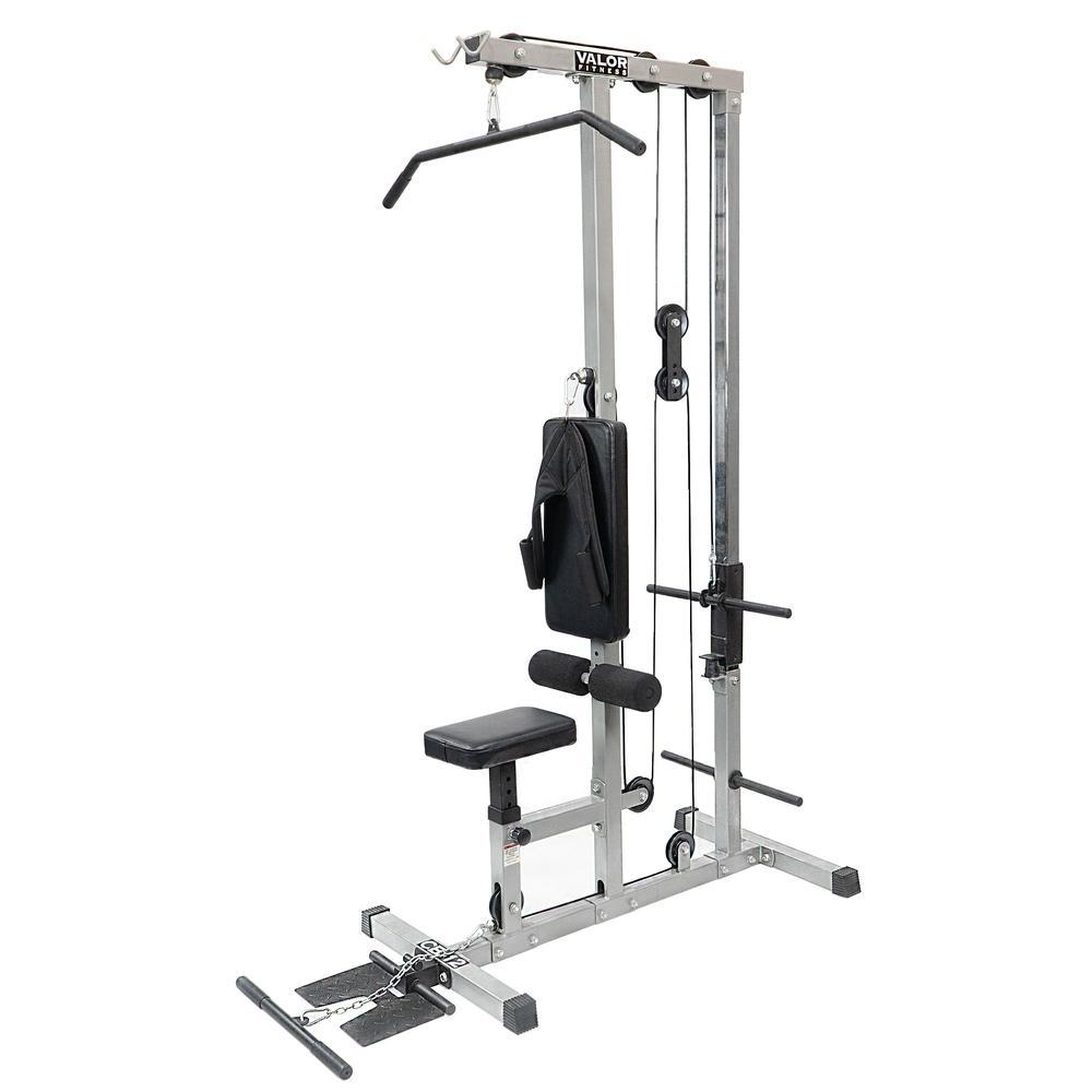 Gym Master Multi Gym Lat Pull Down Machine Home Seated Rows Ab Crunch Jacket 