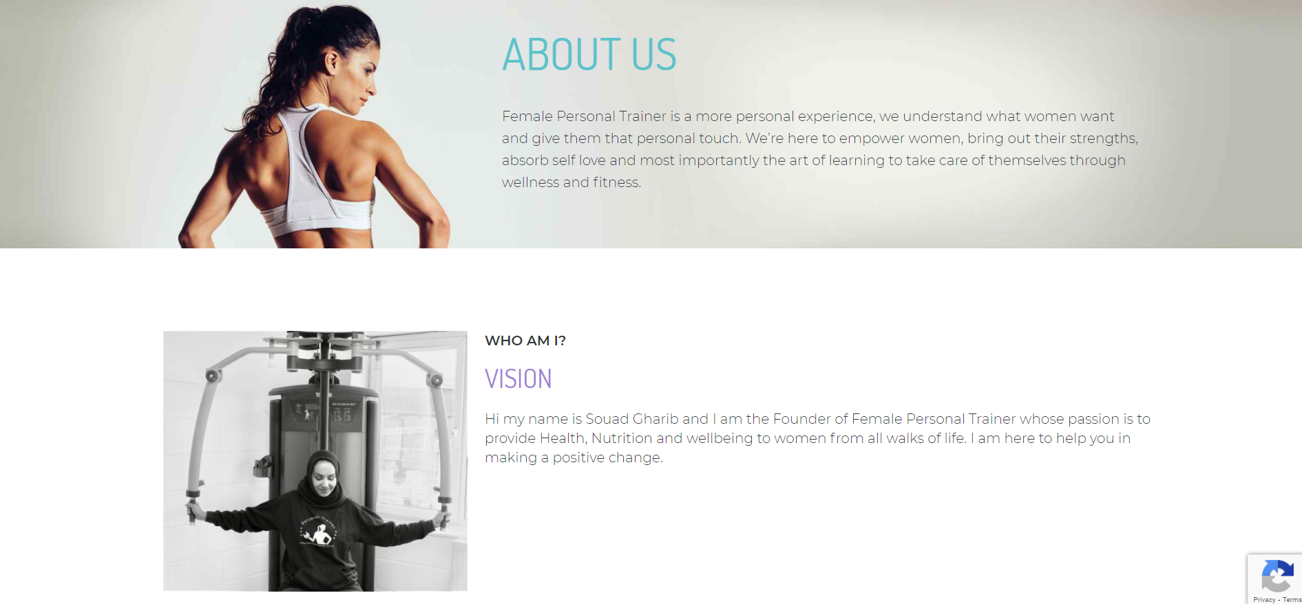 The Female Trainer Personal Trainer Bio Examples