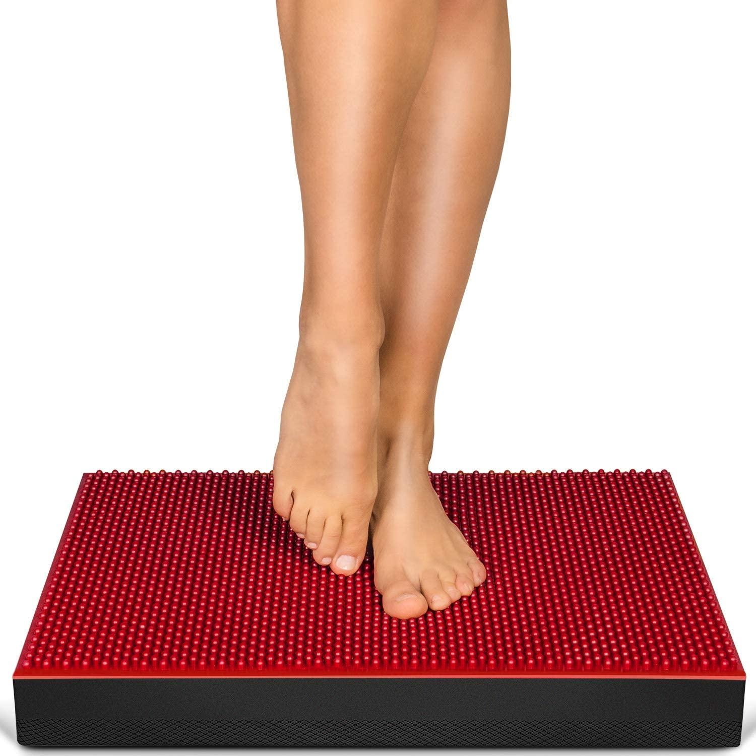 yoga mat for menSoft Exercise Balance Pad Large Yoga Knee Pat Trainer Fitness Foam Cushion Mat for Stability Training 