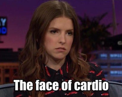 fitness memes: the face of cardio