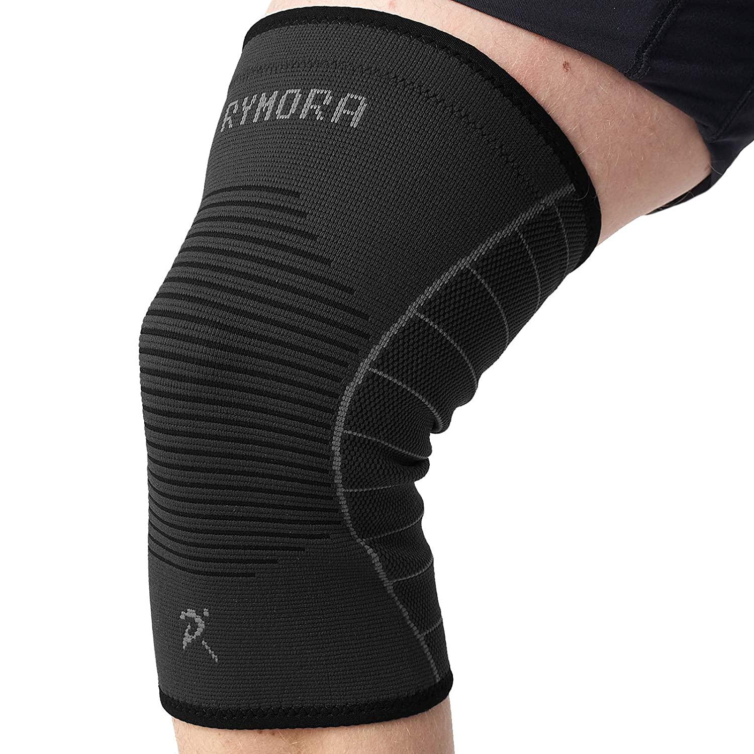 Knee Compression Sleeve Brace Support For Gym Joint Pain Arthritis Relief UK 