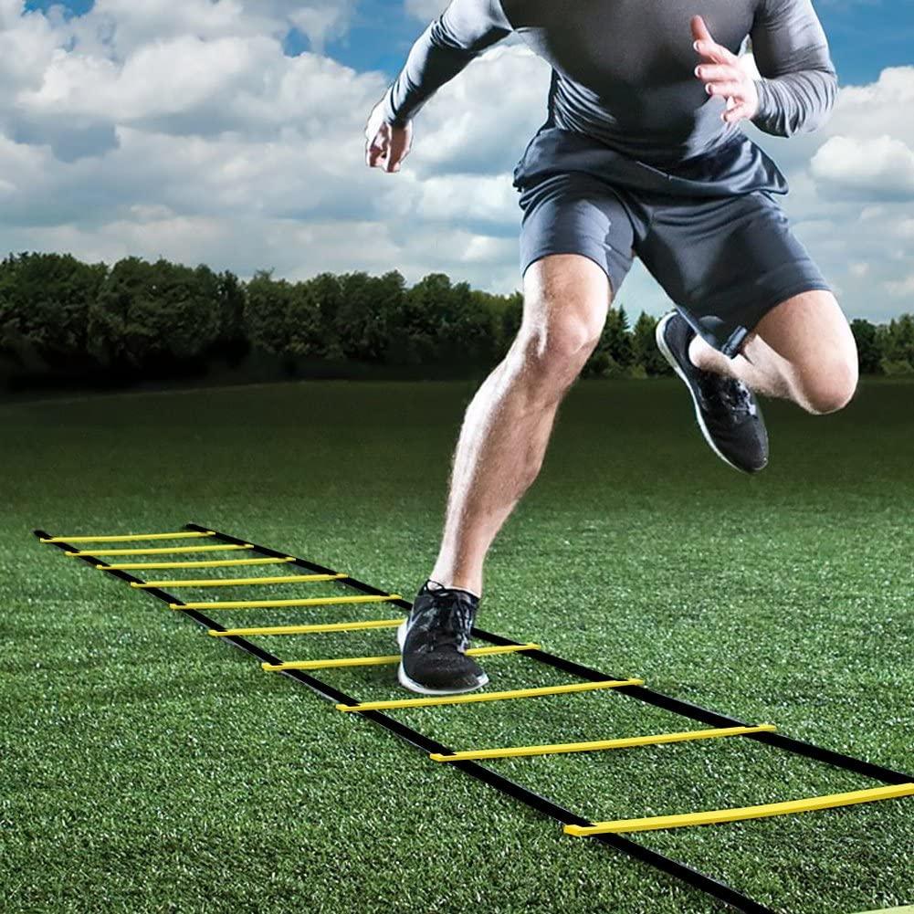Speed Agility Ladder Fitness Training Ladder Soccer Sports Footwork Practise UK 