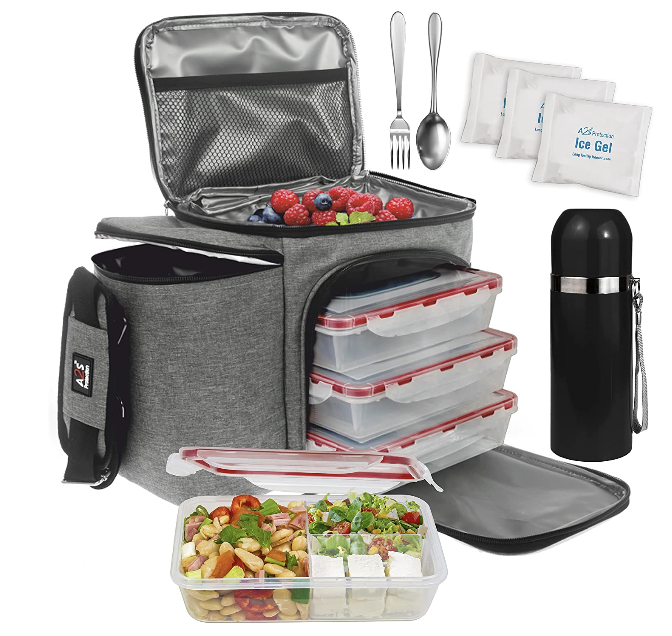 Food Prep Bag Meal Prep FREE ACCESSORIES Weight loss aid Meal Management 