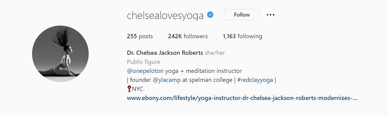 yoga teacher biography
