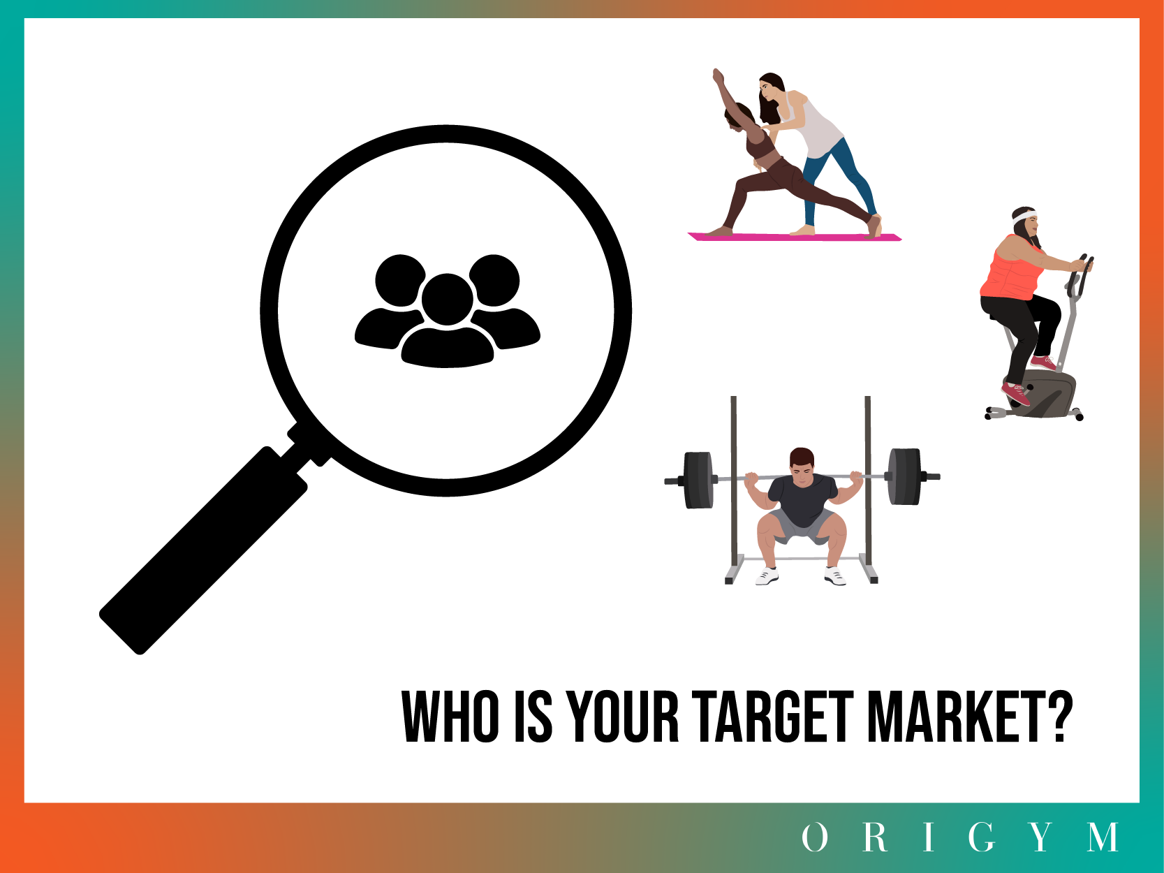 target market personal trainer business plan graphic
