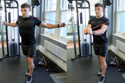 cable crossover machine back exercises