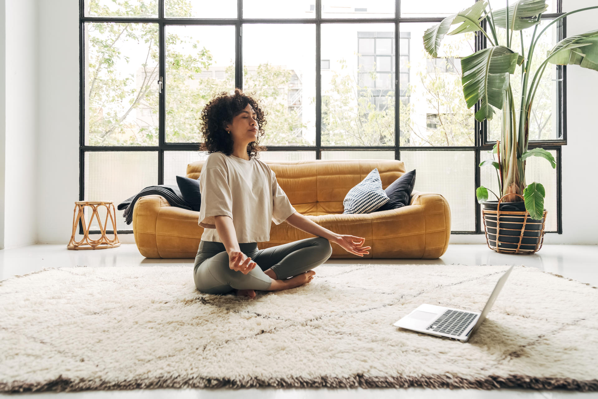 laptop yoga studio business plan image