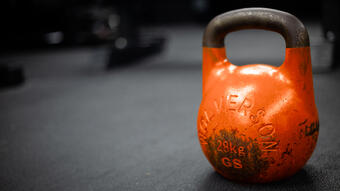 Image of a kettlebell