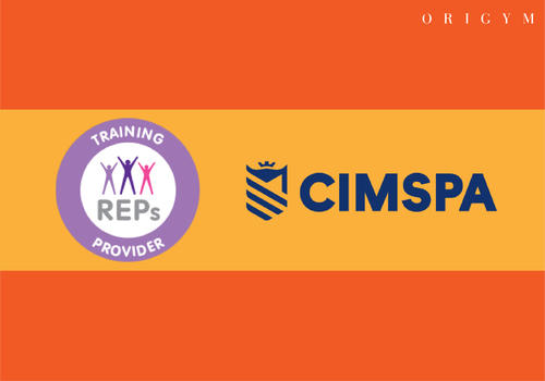 REPS ja CIMSPA logos graphic