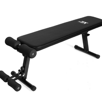 ISports Weight Bench Adjustable Strength Workout Bench for Full Body Multi Purpose Workout Bench Folding Strength Training Benches for Home Gym 